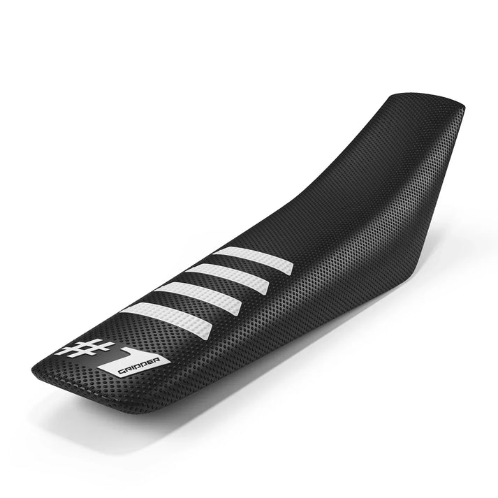 #1 RIBBED - Svart/Vit