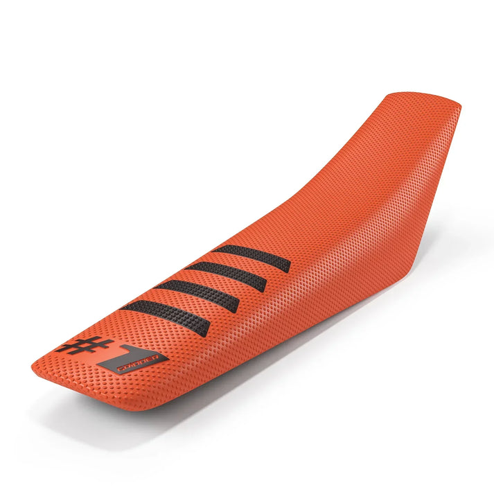 #1 RIBBED - Orange/Svart