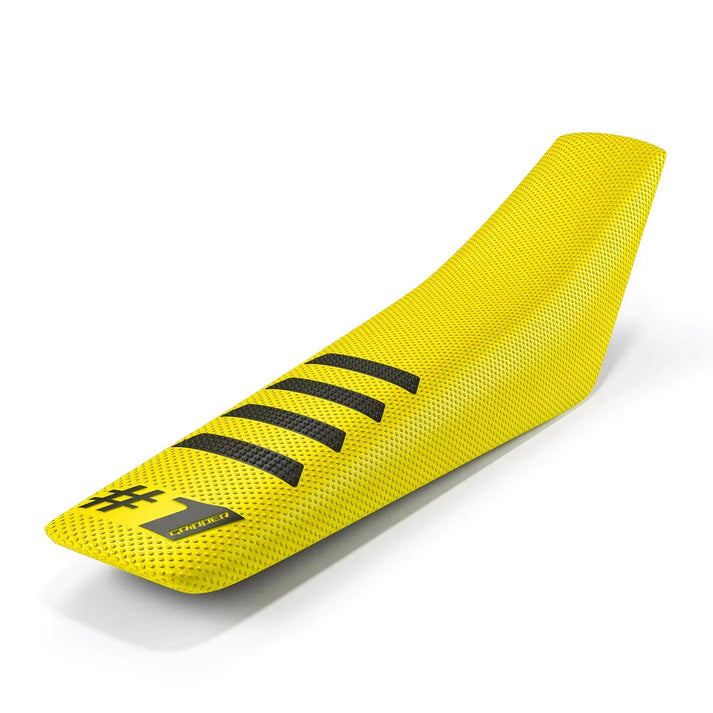 #1 RIBBED - Gul/Svart