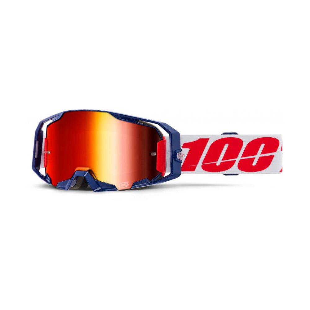 100% Armatic Goggle Mac Z Red Mirror Lens