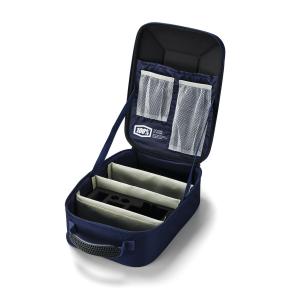 100% LOUIS GOGGLE CASE NAVY/GREY